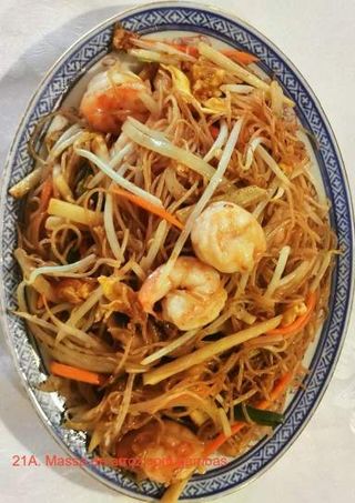 818 Massa de Arroz com Gambas