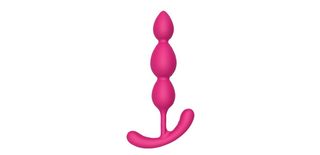 Dildo Analne Z Koralików, Silky Smooth T-teardrop, Silikon