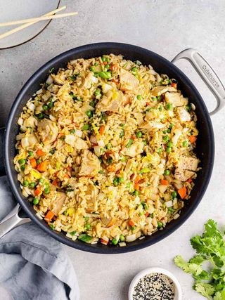 Chicken veg fried rice