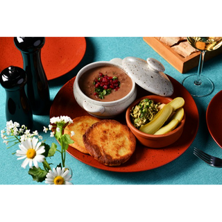 ლობიო ჭადით და მჟავეულით * Red Beans with Chadi and Pickles