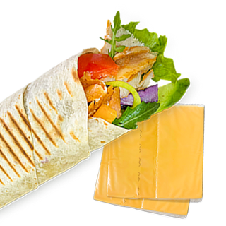 KEBAB NA CIENKIM Z SEREM- SREDNI 