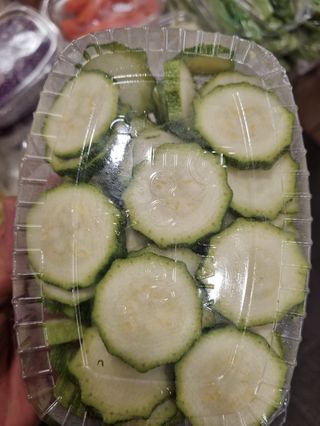 Zucchine romanesche pulite vaschetta 250  g