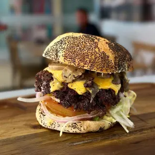 Hamburguesa Smash con Queso