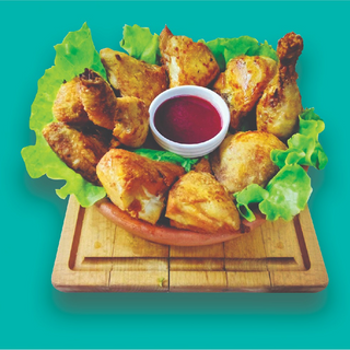 ქათმის ფრთები ბარბექიუში