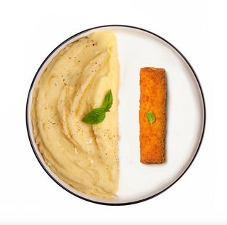 Կոմբո 20 կարտոֆիլի խյուս + նրբաբլիթ խոզապուխտով և պանրով