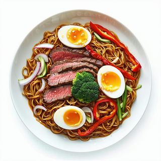 Yaki soba manzo