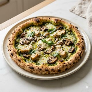Pizza Pesto Verde (32 Cm.)