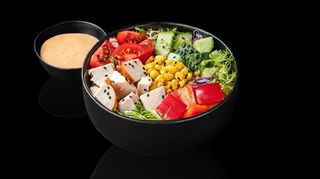 Поке з копченою куркою