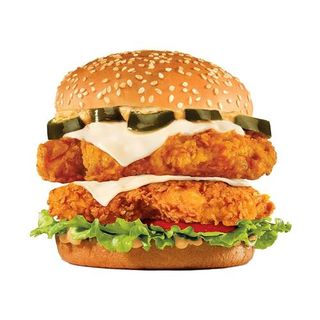 Дабл Халапеньо Чикен Бургер