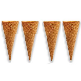 Bolacha em Cone 4 unidades