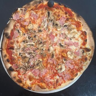 Pizza Jamon York y Champiñones (33 Cm.)