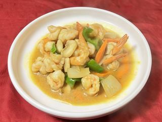 37. Gambas Con Salsa De Curry