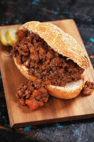 Bocadillo de carne picada(kefta)