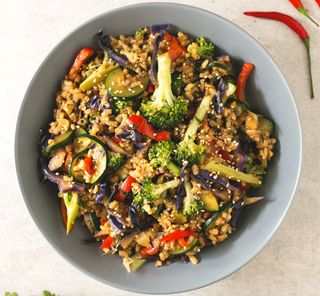 Rižoto sa grilovanim povrćem