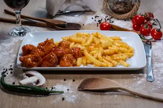 Sweet chicken bites