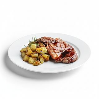 Свинска вратна пържола на грил