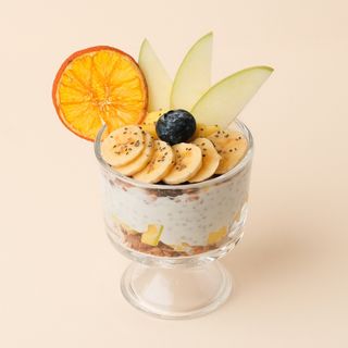 Pudim de logurte com Chia