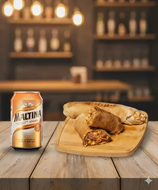 Large Combo Shawarma with 3 Sausages + 1 Free Drink