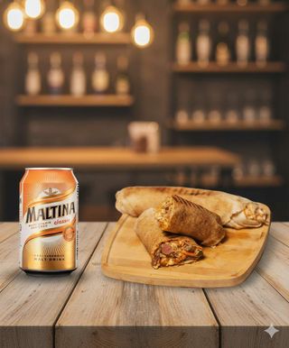 Large Combo Shawarma with 3 Sausages + 1 Free Drink