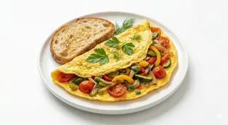 Omlet povrće