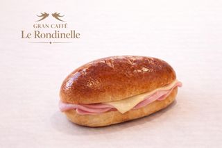 Pnaino con prosciutto e sottiletta