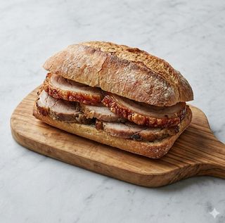 Panino di porchettina maialino
