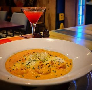 Cazuela de langostinos