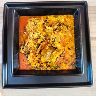 Egusi+ ponmo+ poundo+Titus fish