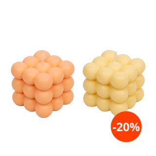 Vela Mimosa y freesia