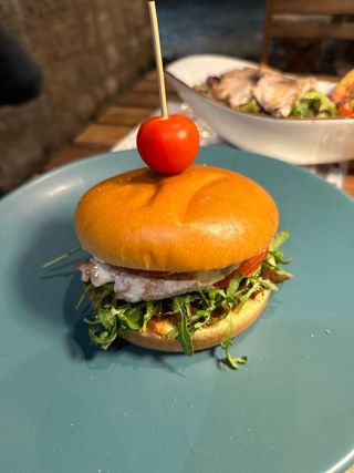 Swordfish burger