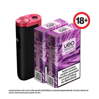 Starter Kit glo™ Hyper PRO Ruby Red + veo™ Purple Click