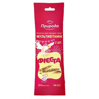 Колосок Природа Фієста для середніх папуг 100г 