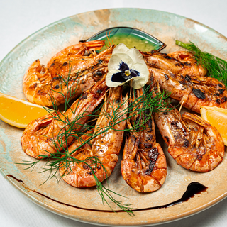 Gambori grill na mix povrću