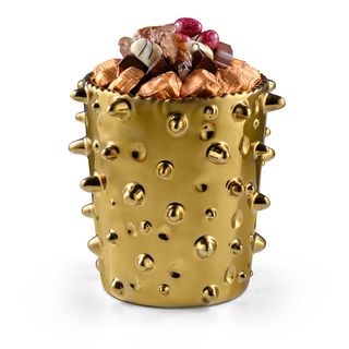 Photophore Piques Argenté Mm