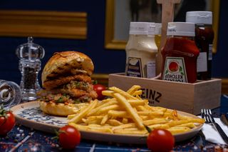 ქათმის ბურგერი