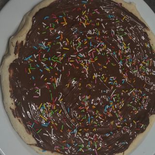 Pizza de chocolate 