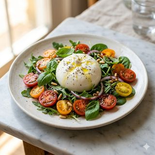 Ensalada De Burrata Fresca