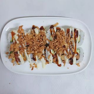 #86 Roll Crunch Salmon (8 Uds.) 