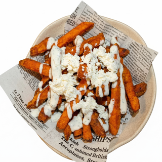 Boniatos Fritos Con Feta