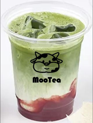Matcha com Morango
