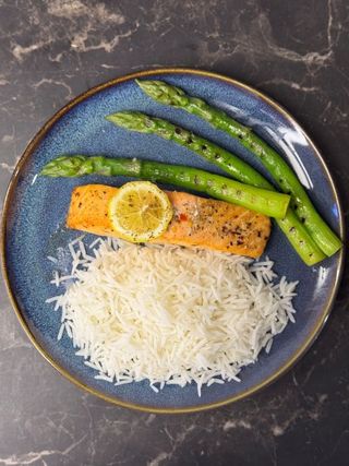 Сьомга филе на грил