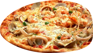 Pizza cu fructe de mare Ø 32cm
