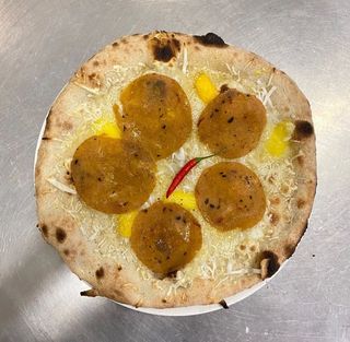 Pizze Vegana Diablo Sin Gluten (Mediana)