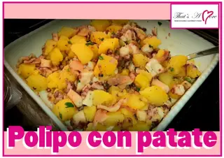 insalata di polpo con patate - a porzione