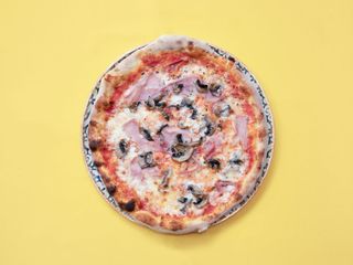 Pizza Jamón Y Setas (30 Cm.)