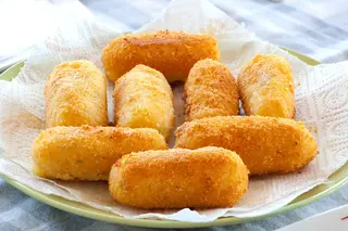 Porzione di crocche di patate