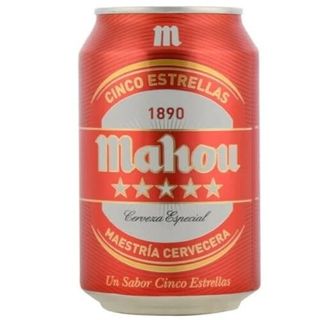 Cerveza Mahou 5 Estrellas (33 Cl.)