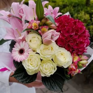 Flower box kwiatów sezonowych ,rozmiar M