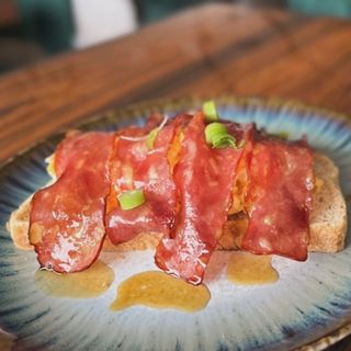 Ovos Mexidos com Bacon