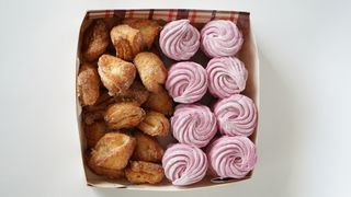 Набор зефир и творожное печенье